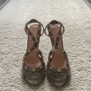 Stuart Weitzman suede sandals